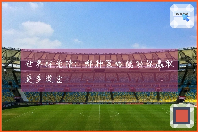 世界杯竞猜：哪种策略能助你赢取更多奖金